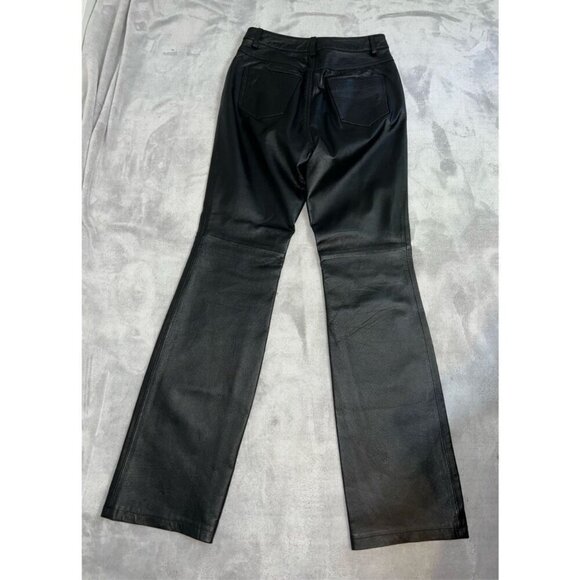 Newport News 100% Leather Flare Pants - Picture 5 of 7